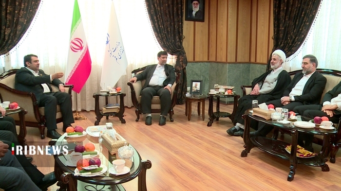 پیگیری تامین منابع مالی طرح کمربندی قم در دیدار با رئیس بانک ملی ایران