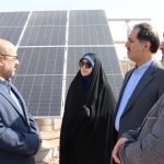 همزمان با هفته محیط زیست؛نیروگاه خورشیدی انبار نفت قم افتتاح شد