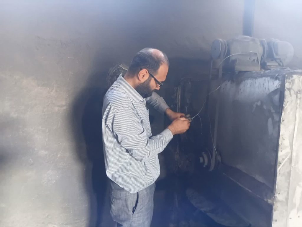 پلمپ واحد غیرمجاز ذوب آلومینیوم در جاده سراجه قم